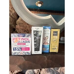 Anti-Aging Skincare Set – Retinol, Collagen, Eye Cream & Serum (4 pcs)